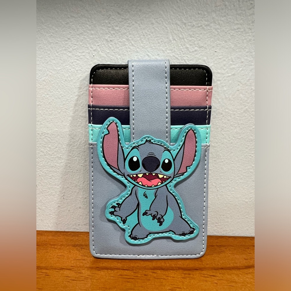 BUCKLE DOWN DISNEY NWT Lilo & Stitch Snap Close Stitch Wallet ID Card Holder NEW
